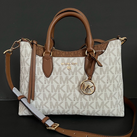 NWT MICHAEL KORS AUSTEN SMALL SATCHEL HANDBAG PURSE - Picture 1 of 13